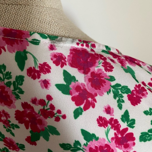For Love and Lemons blouse pink floral - Picture 5 of 11